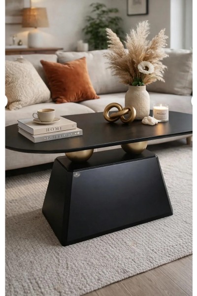 Oblix Lake Sehpa Tekli - Siyah Gold