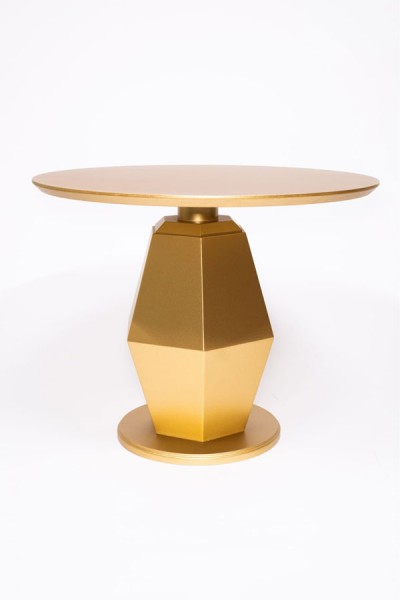 Prizma Orta Sehpa - Gold
